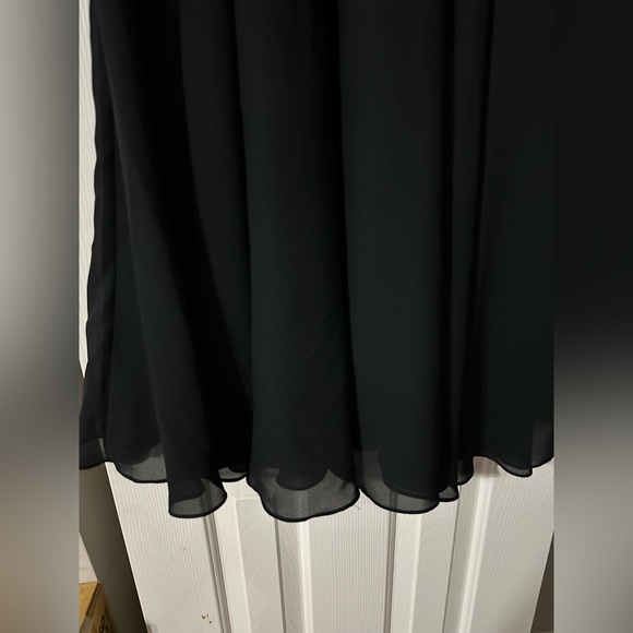 Vintage 90s Nah Nah Collection Black double Layer Full Skirt Size SMALL EUC - Picture 3 of 6